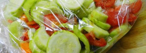 диетическая кабачковая икра в рукаве. Шаг 7