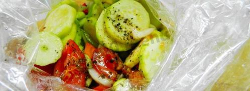 диетическая кабачковая икра в рукаве. Шаг 8