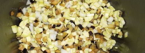 икра из кабачков и баклажанов в мультиварке. Шаг 6