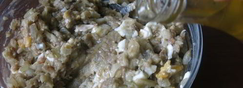 икра из печеных баклажанов. Шаг 12