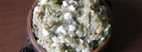 икра из печеных баклажанов. Шаг 14