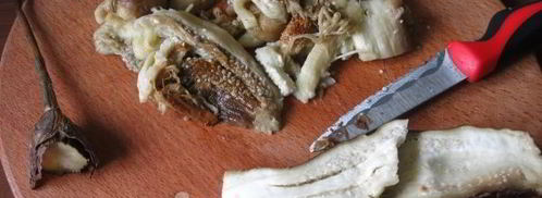 икра из печеных баклажанов. Шаг 7