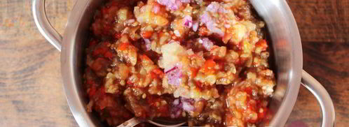 икра из синеньких. Шаг 7