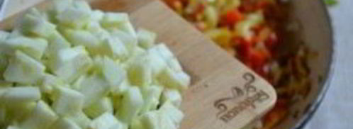 икра кабачковая с перцем и помидорами. Шаг 6