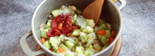 кабачковая икра с чесноком. Шаг 10