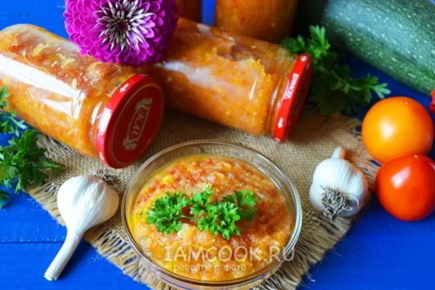 Рецепт кабачковой икры с перцем