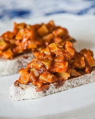 Кабачковая икра тушеная