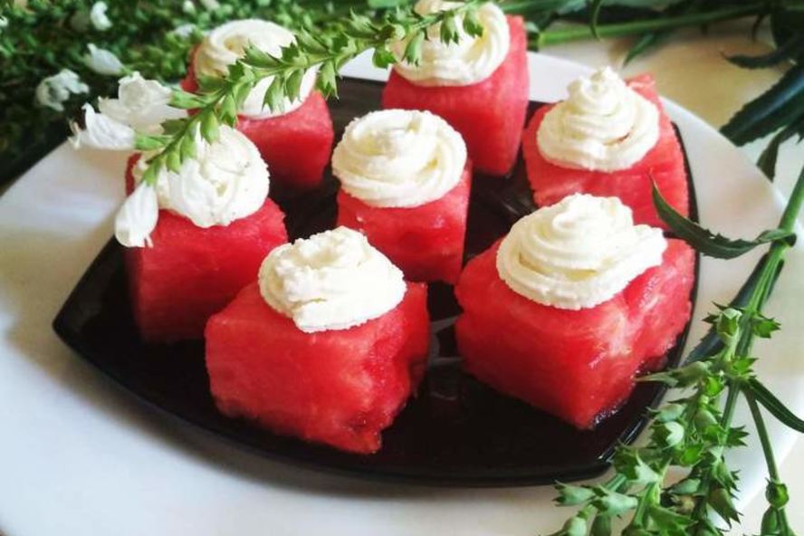 Рецепт арбузного канапе