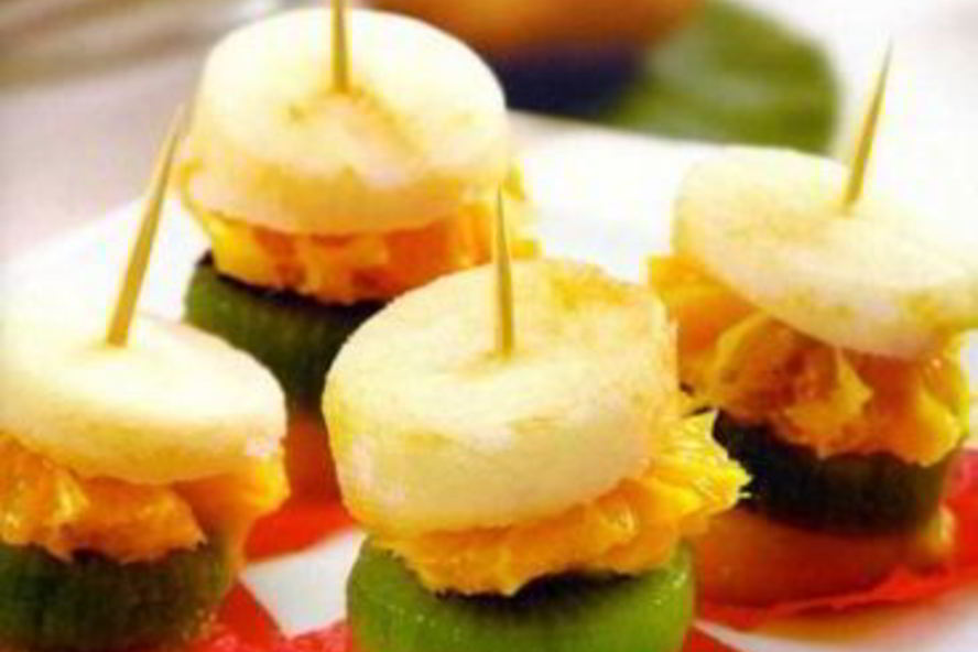 Рецепт фруктовых канапе