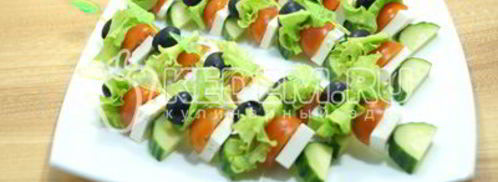 канапе греческое. Шаг 5