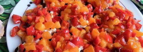 канапе из баклажанов. Шаг 15