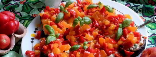 канапе из баклажанов. Шаг 18