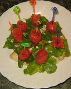 Канапе из красной рыбы