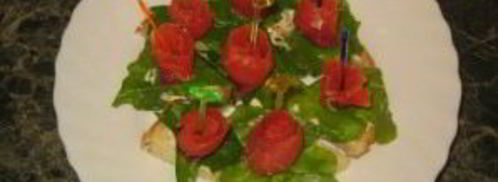 канапе из красной рыбы. Шаг 6