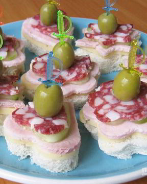 Канапе на детский праздник