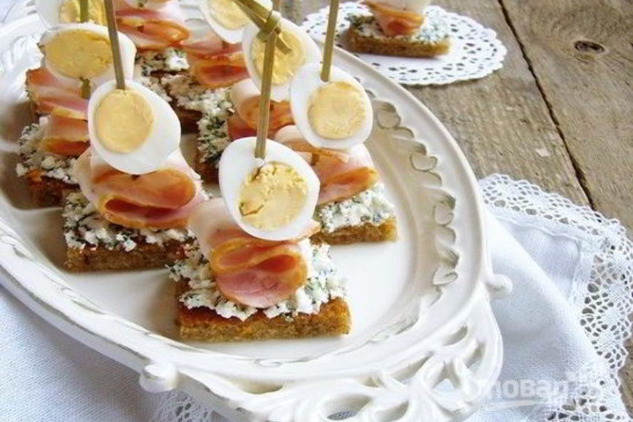 Рецепт канапе нежность