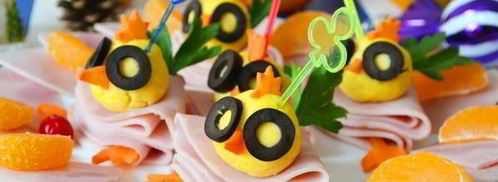 канапе новогоднее цыплята. Шаг 17