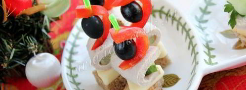 канапе праздничное ассорти. Шаг 12