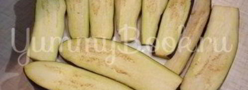 канапе-рулетики из баклажанов с сыром и помидорами. Шаг 4