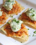 Канапе с чипсами