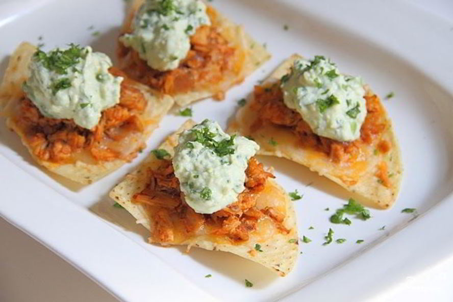 Рецепт канапе с чипсами