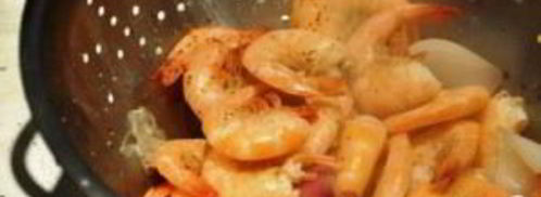 канапе с креветками и авокадо. Шаг 4