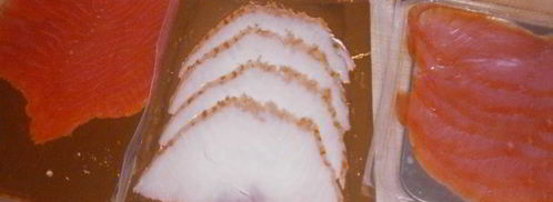 канапе с лососем и ароматным маслом. Шаг 3