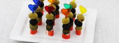 канапе с оливками. Шаг 6