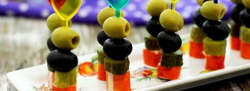 канапе с оливками. Шаг 8