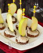 Канапе с сельдью