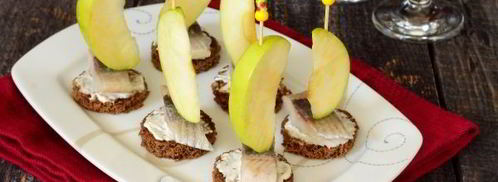 канапе с сельдью. Шаг 9