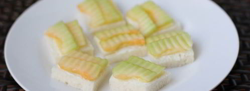 канапе с сыром и дыней. Шаг 6