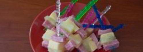 канапе с ветчиной и сыром. Шаг 5