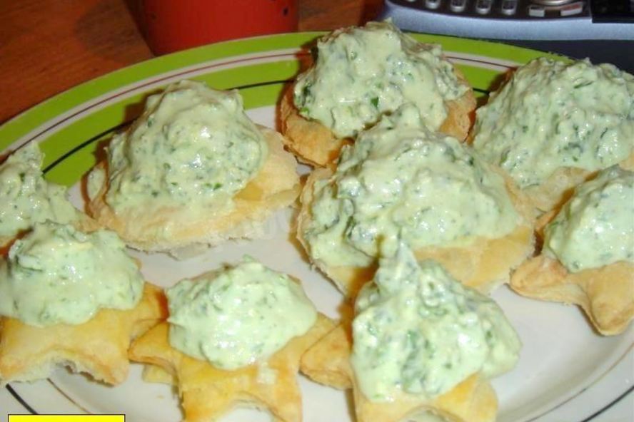 Рецепт канапе тарталетки