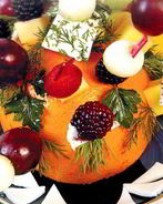 Оригинальный десерт с канапе