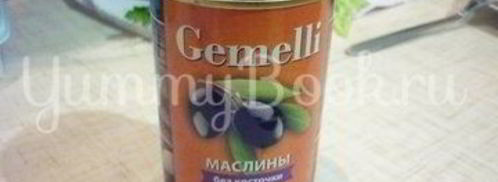 пикантные канапе с сыром, фруктами и маслинами. Шаг 7