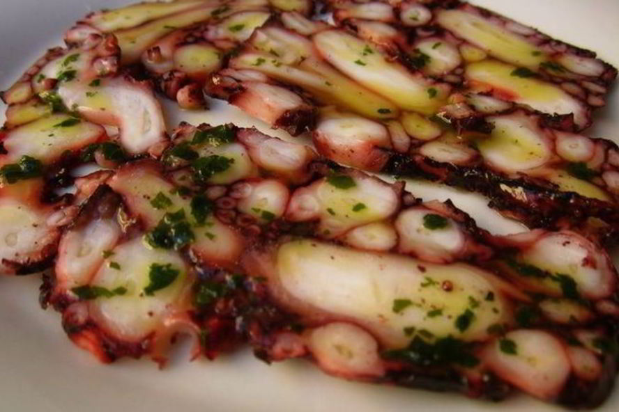 Рецепт карпачча из осьминога