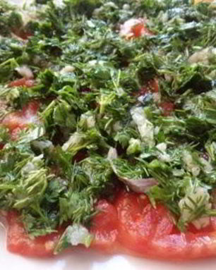 Карпаччо из помидоров