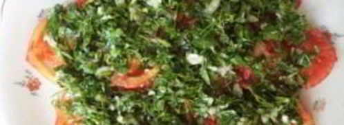 карпаччо из помидоров. Шаг 10