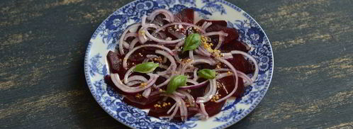 карпаччо из свеклы. Шаг 7