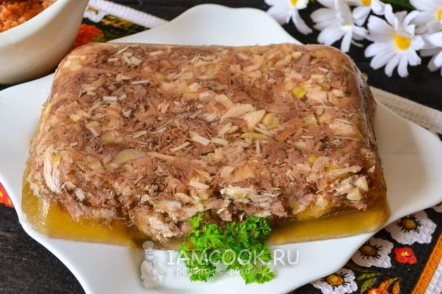 Рецепт холодца из говядины и курицы