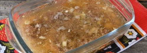 холодец из говядины и курицы. Шаг 14