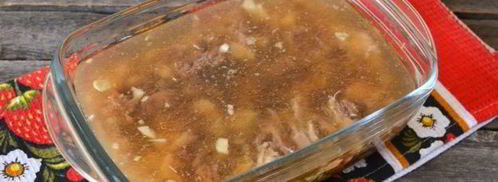 холодец из говядины и курицы. Шаг 15