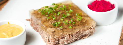 холодец из говядины с хреном и горчицей. Шаг 7