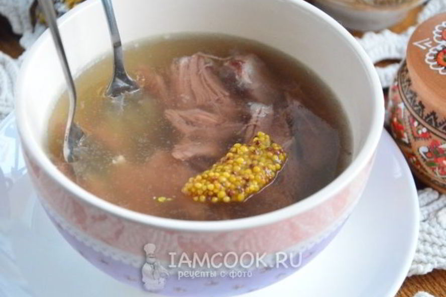 Рецепт холодца из говяжьих ножек