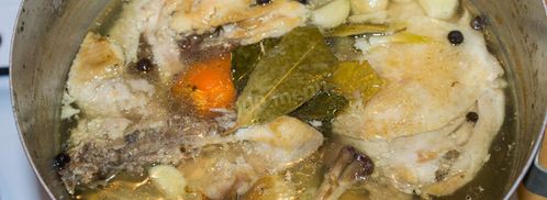 холодец из курицы и свиных ножек. Шаг 17