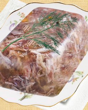 Холодец из рульки и говядины