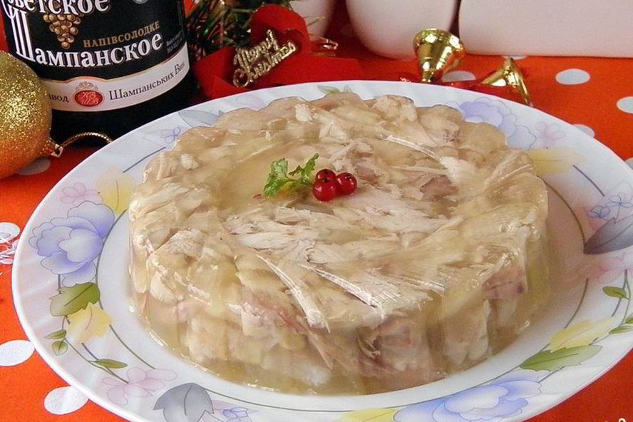 Рецепт холодца из свиных ножек