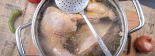 хрустальный холодец из домашнего петуха. Шаг 3