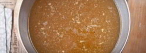 хрустальный холодец из домашнего петуха. Шаг 6